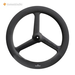 700C 27mm Ancho 3 Radios Rueda Clincher / Tubular
